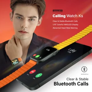 Kieslect KS Calling Smart Watch With 1.78″ Amoled Always On Display (Double Straps)