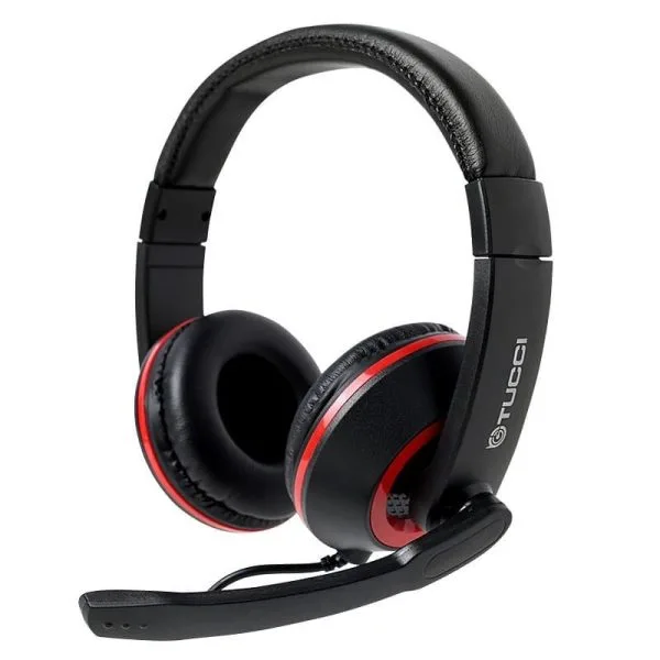 Tucci X5 Headphones Wired Headset with Microphone 3.5mm Jack 2 Pin - Image 2