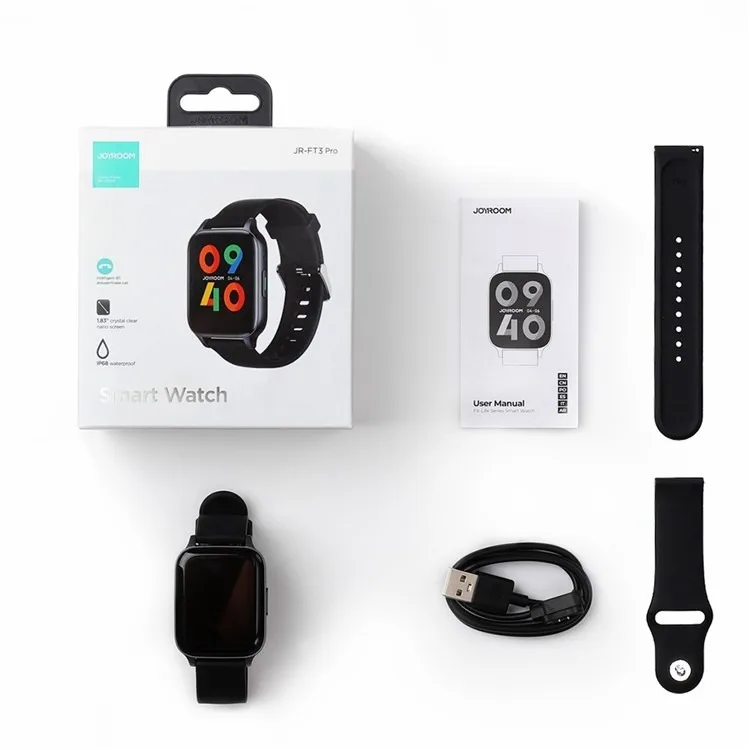 JOYROOM JR-FT3 Pro Fit Life Series Smart Watch ( Answer / Make Call ) - Dark Gray - Image 7