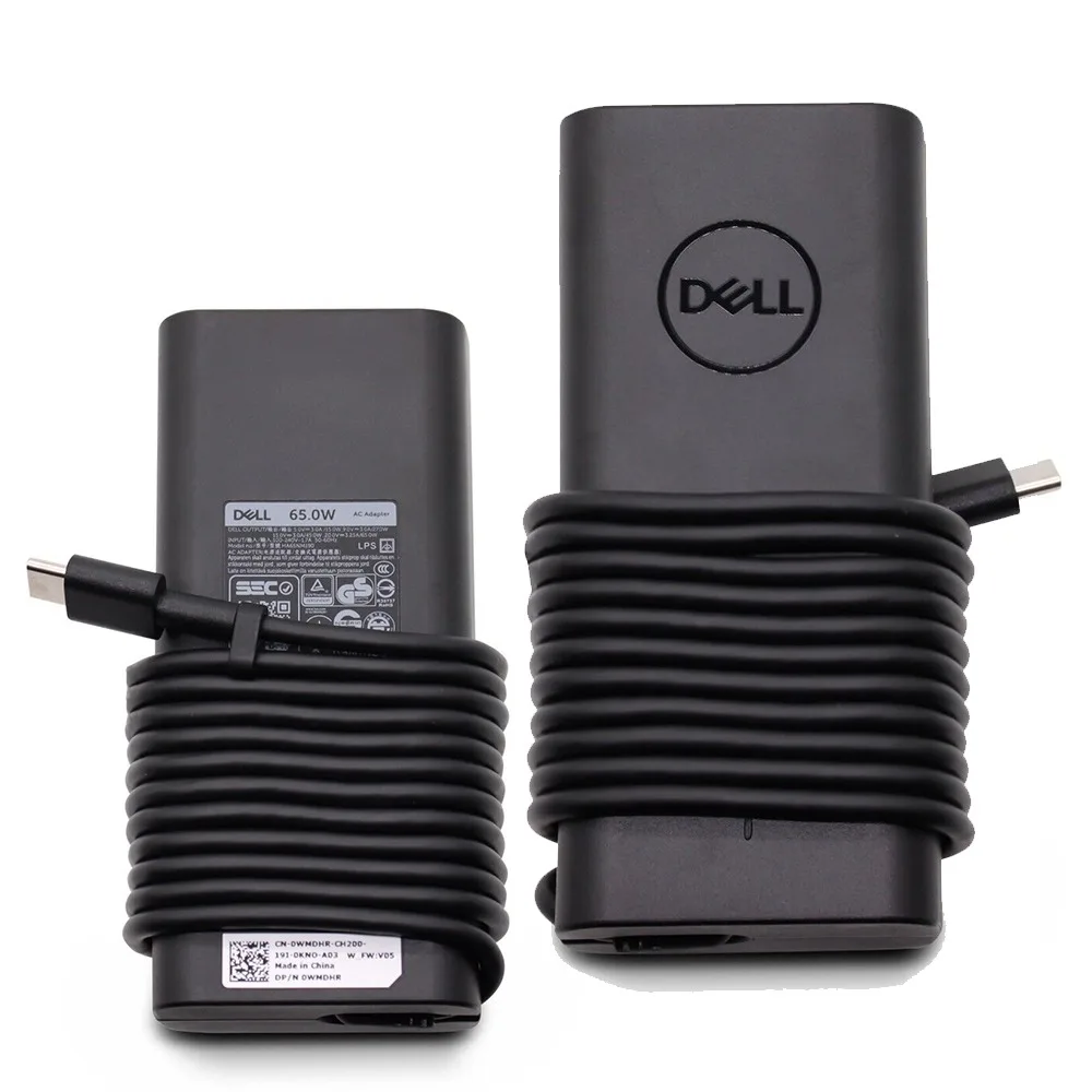 Dell USB-C 65W Laptop AC Power Adapter Charger Type C - Image 2