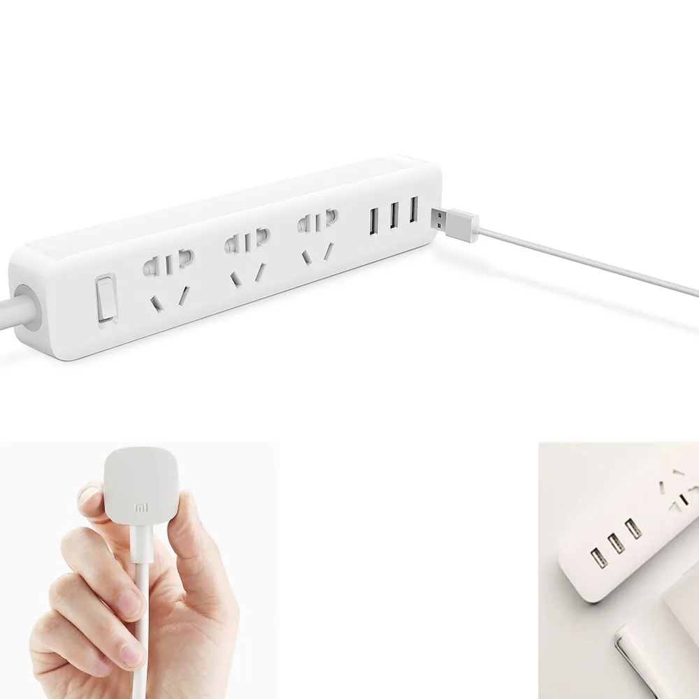 Mi Xiaomi Power Strip 3 Sockets & 3 USBs