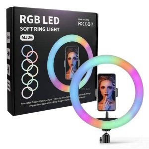 26CM MJ26 RGB LED SOFT RING LIGHT All Colors