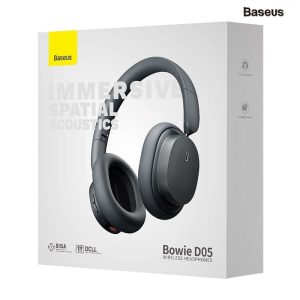 Baseus Bowie D05 Wireless Headphone Bluetooth 5.3 Earphone HIFI Stereo Headset 40mm Driver Foldable Over Ear Headphone 70H Time