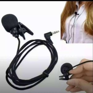 Professional Lavalier Microphone 3.5mm 1.5 meter wire
