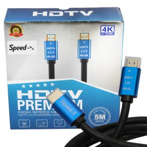 Speed-X 2.0V HDMI Premium Cable Ultra HD 4k 5m 5 meter