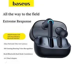 Baseus AeQur G10 True Wireless Earphones Cluster Black