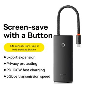 Baseus Lite Series 5 Port Type-C HUB Docking Station