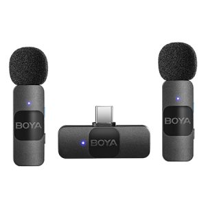 Boya BY-V20 Dual UltraCompact Wireless Microphone For Type C Phones BY V20