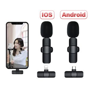 K11 2 IN 1 Collar Wireless Microphone Iphone/Android & Type C Supported (1 Microphone)