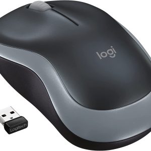 Logitech M185 Wireless Mouse, 2.4GHz With USB Mini Receiver