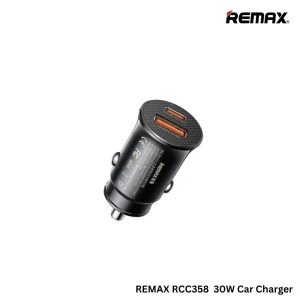 Remax RCC358 Siya Series 30W PD C + QC USB Multi compatible Fast Car Charger