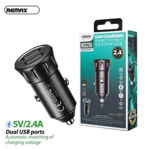 REMAX RCC236 Vanguard Series 2.4A Car Charger Dual Port