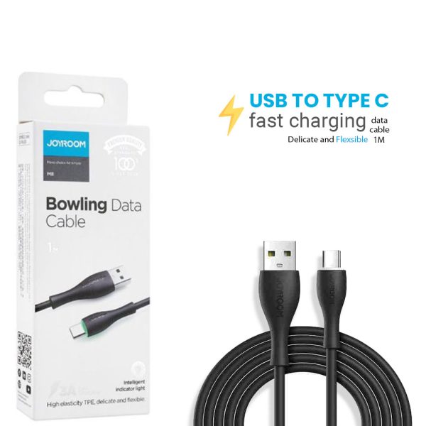 Joyroom USB To Type-C Cable S-1030m8 Series 1 Meter Black