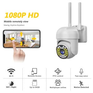 HB66 2MP 1080P OUTDOOR CCTV SECURITY CAMERA 4X DIGITAL ZOOM WIRELESS AI HUMAN DETECTION With Pixlinkcam App PTZ WIFI