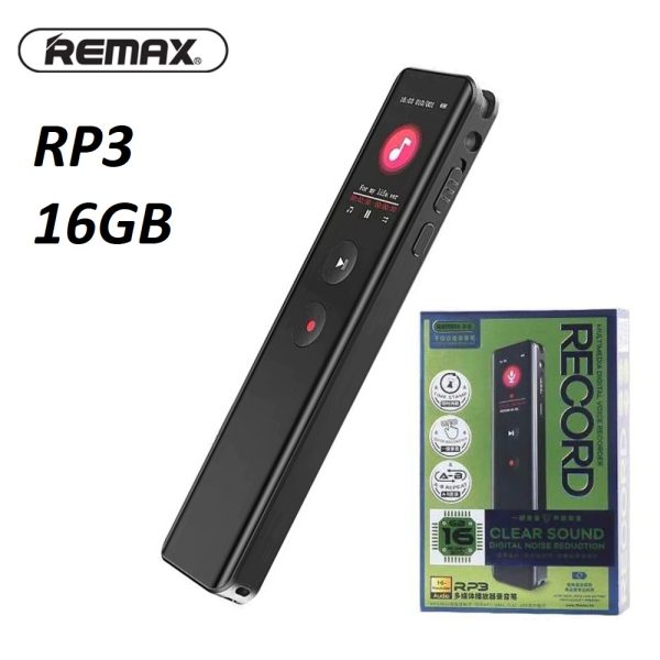 REMAX RP3 Multimedia Digital Voice Recorder 16GB