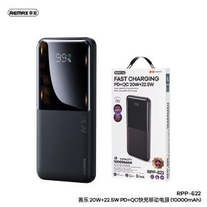 Remax RPP-622 10000mah 20w + 22.5w pd + QC fast charge Power Bank