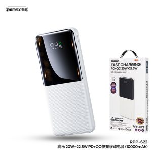 Remax RPP-622 10000mah 20w + 22.5w pd + QC fast charge Power Bank