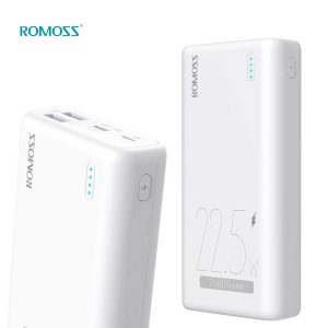 ROMOSS PSL20 20000MAH 22.5W SIMPLE 20 With 3 input POWER BANK PD SUPER FAST CHARGING