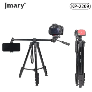 Jmary KP-2209 1.7M Horizontal Axis Overhead Tripod for camera & mobile with Extendable Arm