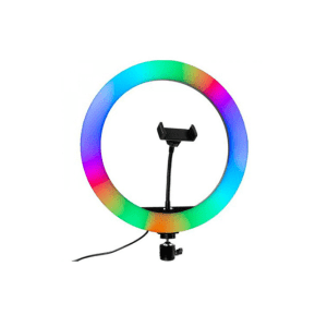 30cm MJ30 RGB Ring Light Soft LED with Mobile Holder & Ball Head