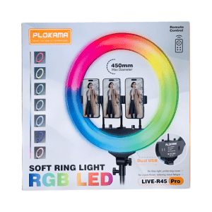 PLOKAMA SOFT RING LIGHT LIVE R45 PRO RGB 45CM