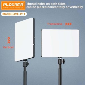 Plokama Live P11 Application Scenarios Led Fill Light Panel Professional Photography/Videography