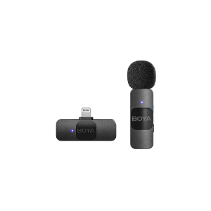 BOYA BY-V1 Wireless Microphone System, Omnidirectional for IOS Devices