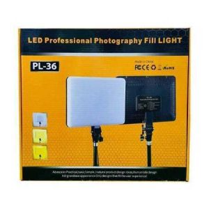 LED Professional Photography Fill Light Pl-36 Stand 14Inch