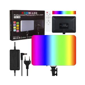 SELFIE LIGHT RGB PM36 W-LED Professional Photography Fill Light