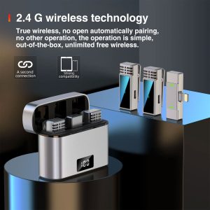 JMARY MW-15 2.4G WIRELESS MICROPHONE FOR MOBILE IPHONE LIGHTNING