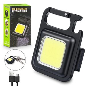 Rechargeable Keychain light cob Magnetic