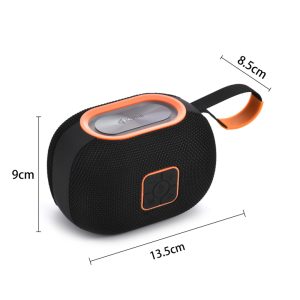 Kisonli G18 RGB Portable Bluetooth Speaker with Colorful Lights, High-Quality Sound, USB, AUX, TF Card