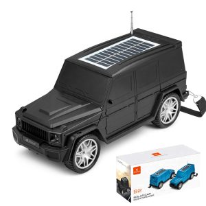 KISONLI B2 10W SOLAR CHARGING FM MODERN CAR WIRELESS PORTABLE BLUETOOTH SPEAKER