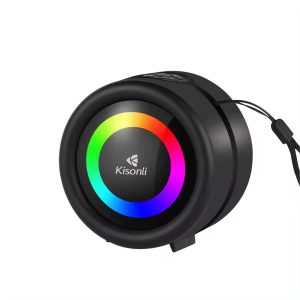 KISONLI S16 TWS DJ POWERED PORTABLE MINI FM RADIO BLUETOOTH SPEAKER WITH SOFT CORD HANDLE