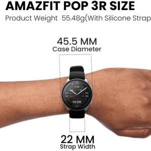 Amazfit Pop 3R Smart Watch with 1.43″ AMOLED Display & Upto 12 Days Battery Life