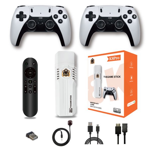 K8 Pro 40000+ Games 8K HD TV Classic Game Stick android 12.1 With Console Wireless 2.4G