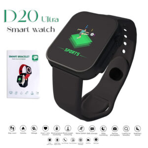 D20 ULTRA SMART WATCH HEART RATE BLOOD PRESSURE OXYGEN INTELLIGENT SMART BRACELET WITH FITPRO APP