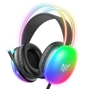 ONIKUMA X25 PRO RGB HEAD BEAM WITH MIC 3.5MM DURABLE STEREO SURROUND GAMING HEADSET
