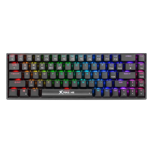 XTRIKE ME GK-994W RGB 68 KEY BT 2.4GHZ WIRELESS GAMING KEYBOARD - Image 2