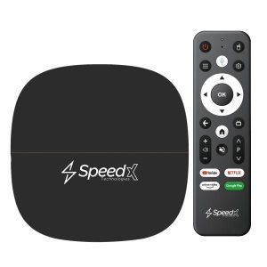 Speedx W30 Plus Zeon Quad-core Arm Cortex A53 Android 14.0v Dual Wifi Band 4k 60fps Smart Tv Box 4gb Ram 64gb Storage Air Mouse With Voice Control