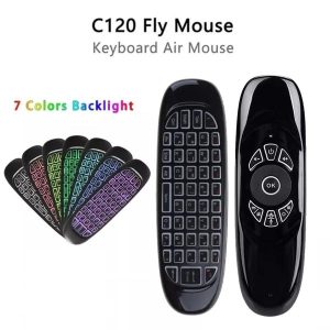 C120 RGB 7 BACKLIGHT AIR MOUSE WITH QWERTY KEYBOARD
