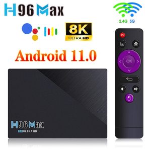 Smart Box H96 MAX 8gb Ram 64gb Storage Quad Core 4k Ulta Hd Android 11.0v