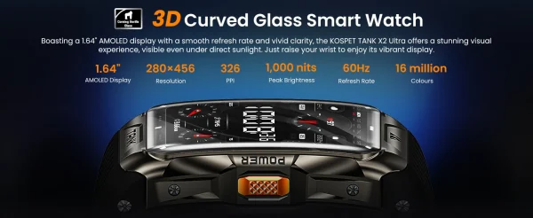 KOSPET TANK X2 ULTRA Smartwatch - Image 5