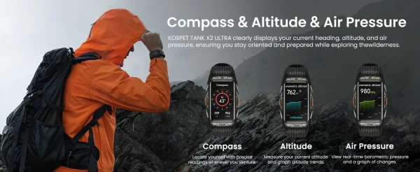 KOSPET TANK X2 ULTRA Smartwatch - Image 6