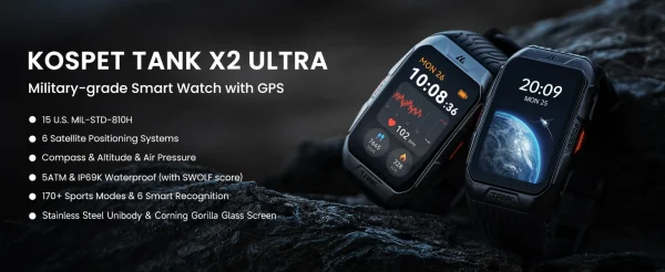 KOSPET TANK X2 ULTRA Smartwatch - Image 3