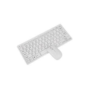Wireless Keyboard and Mouse Ultra Thin Combo K03 White