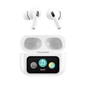 A9 PRO ANC/ENC DISPLAY TOUCH CONTROL BT 5.4 Wireless EARBUDS WITH ZWSVIBE APP